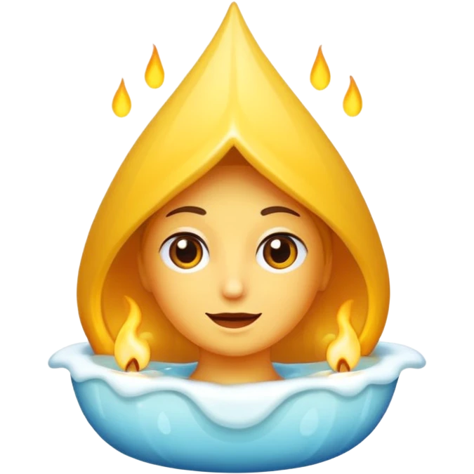 Crie emojis de uma química que produz velas emoji