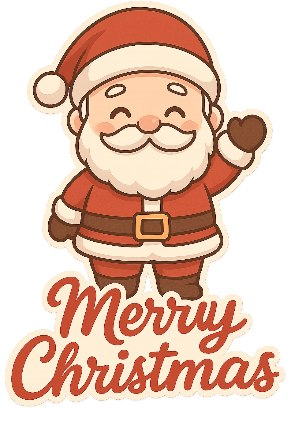 Merry christmas text, remove background emoji