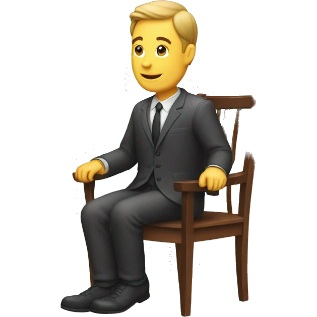 men and chair emoji