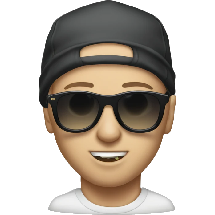 Eminem with sunglasses emoji