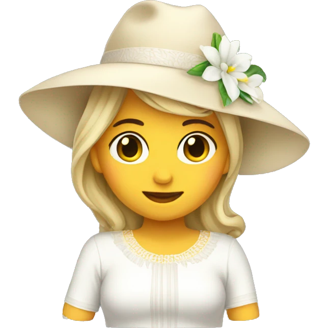 white women attire panamanian  pollera emoji