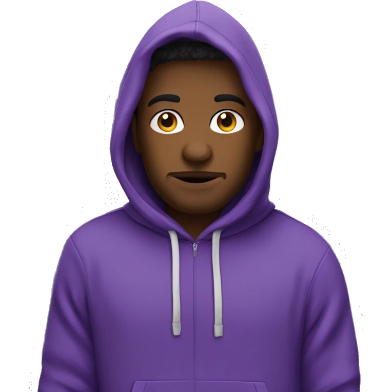 snaiky in hoodie purple emoji