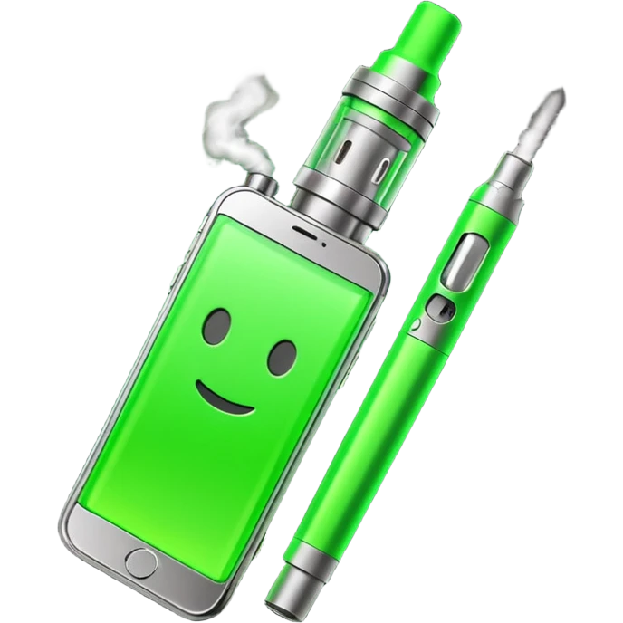 Green vape emoji