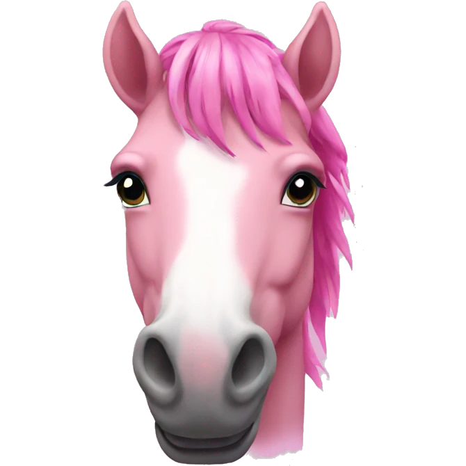 pink horse  emoji