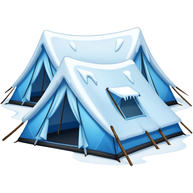 frozen camp emoji