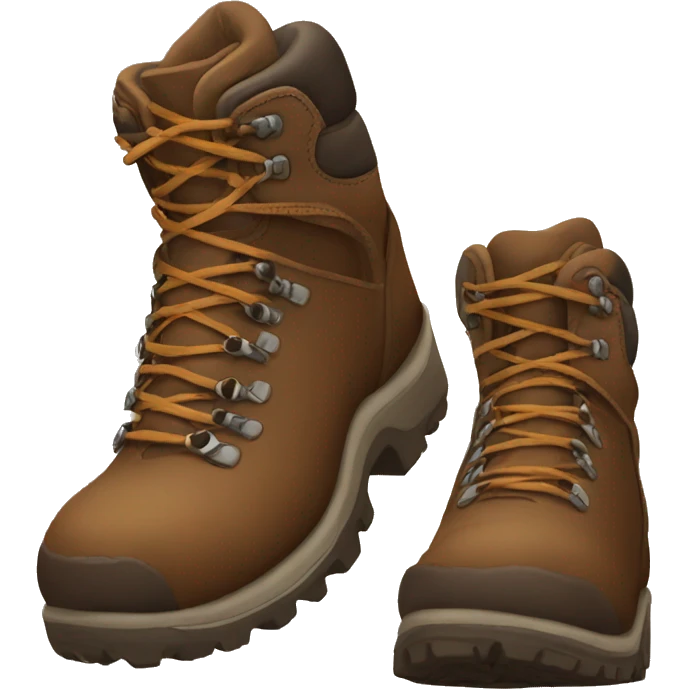 hiking boot brown emoji