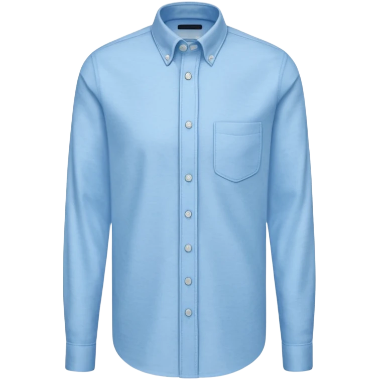 light blue oxford shirt emoji