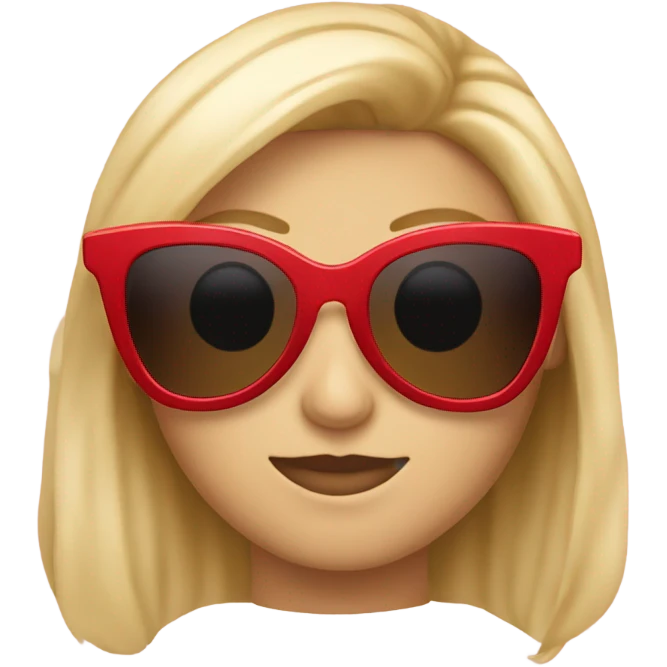red heart sunglasses  emoji