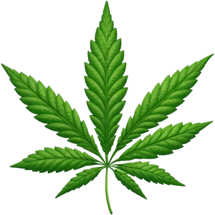 Marihuana hoja emoji