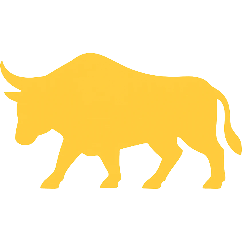 Flat Red Bull yellow emoji