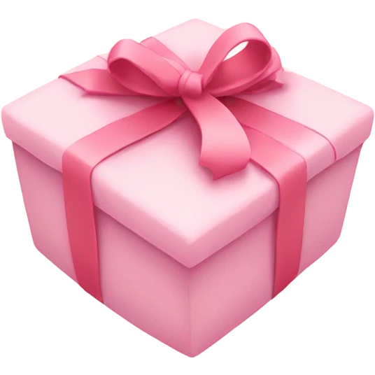 heart shaped gift light pink color emoji