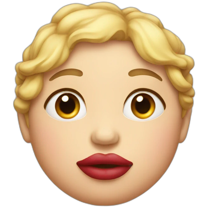 fat lips emoji