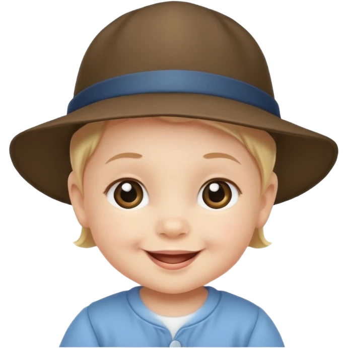 baby with hat emoji