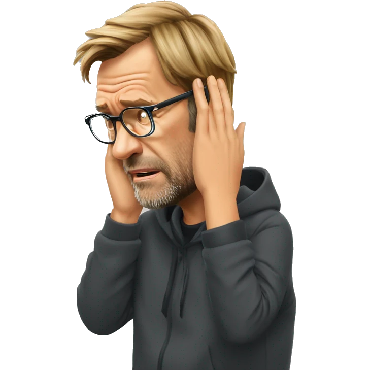 Jurgen Klopp facepalm emoji emoji