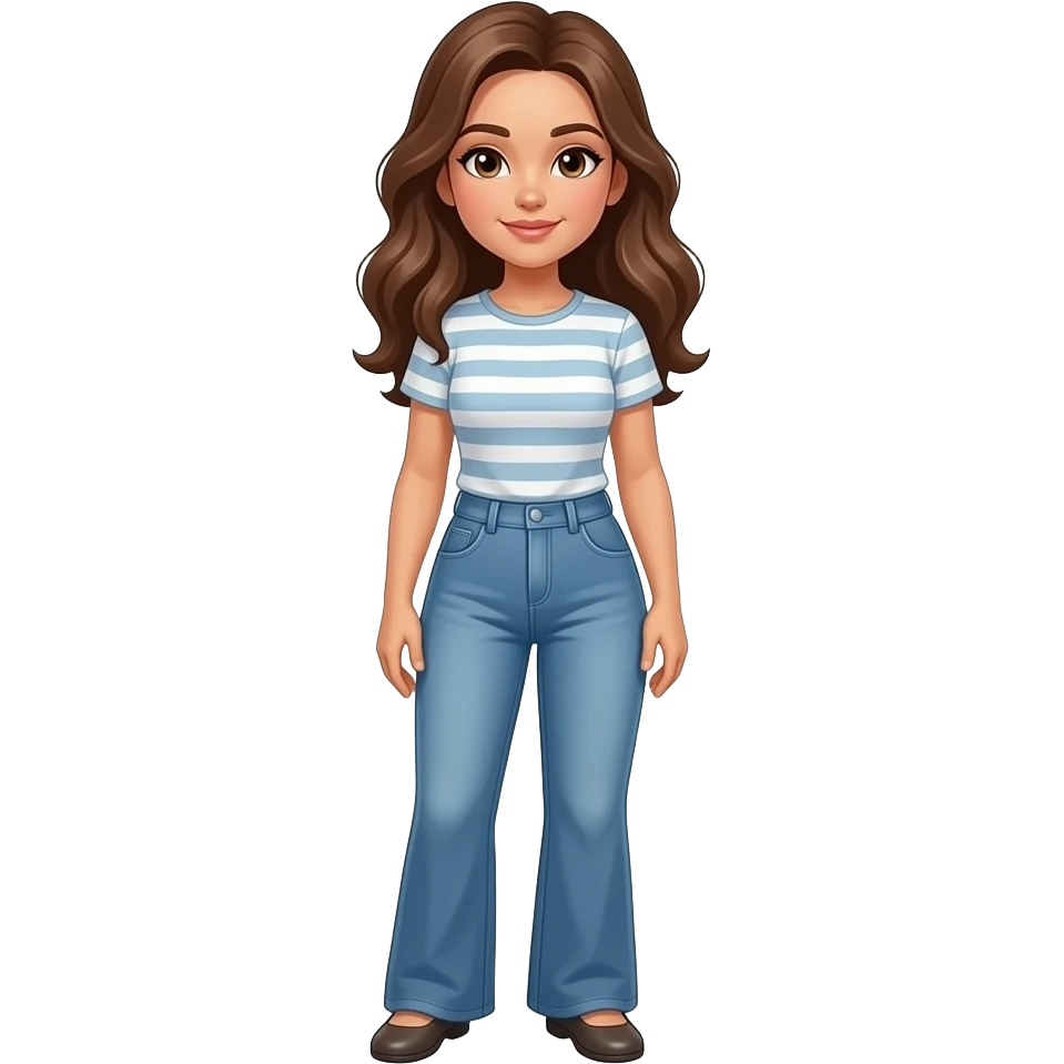 Like this but woman woth long pants emoji