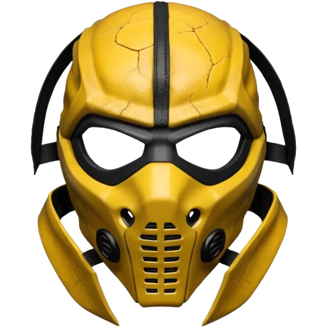 mortal kombat scorpion mask emoji