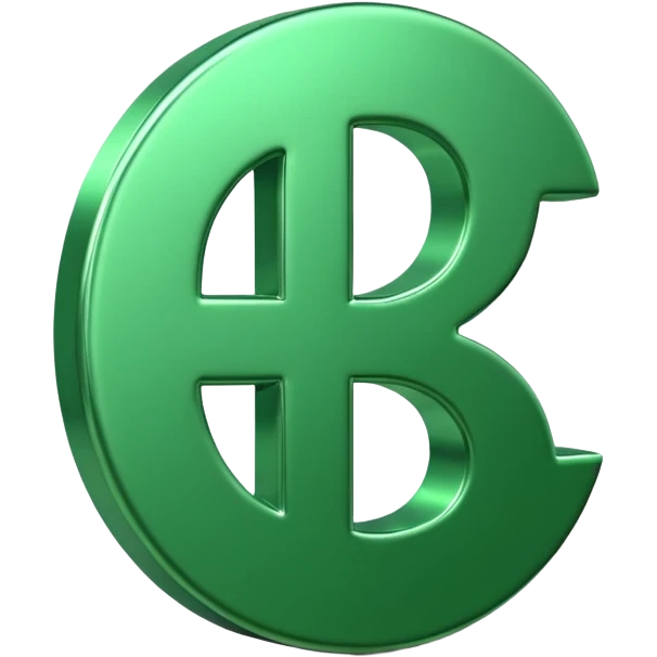 green dollar sign emoji