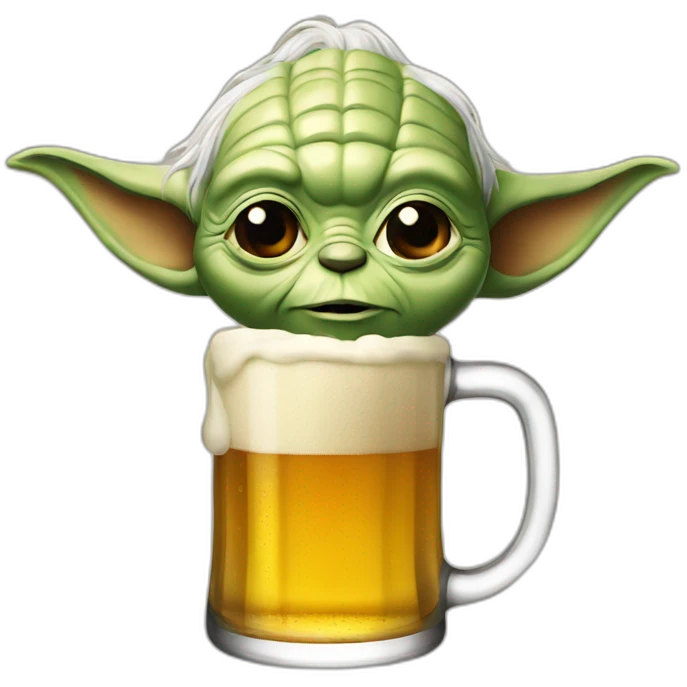 yoda beer emoji