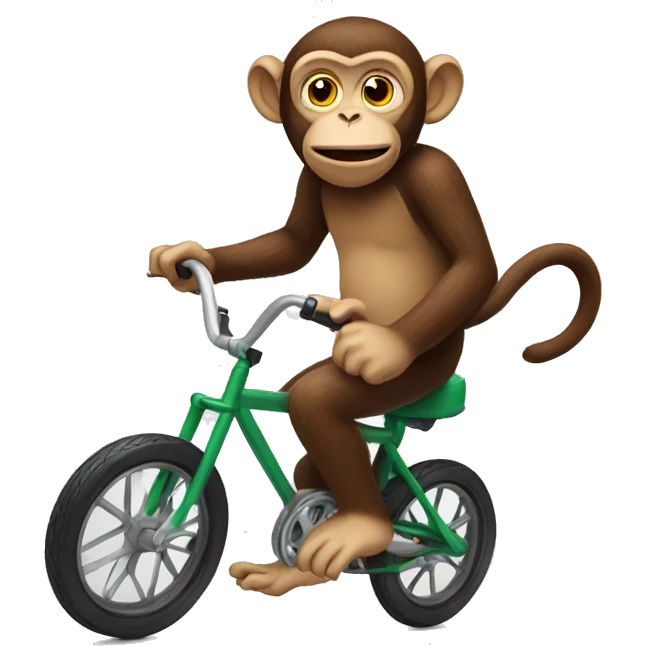 monkey on a bike  emoji