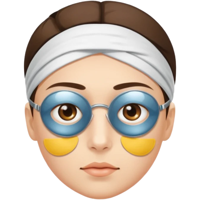 eye patches spa under eyes emoji