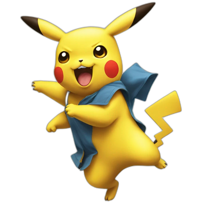 Pikachu fight emoji