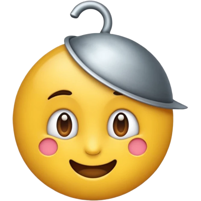 Kafasına şapka olan ve göz kırpan emoji emoji