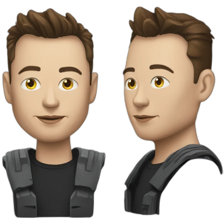 Elon musk cyberpunk emoji