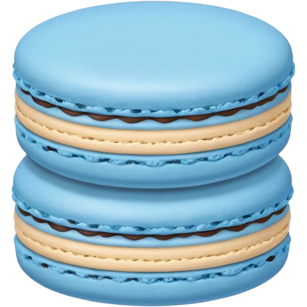 blue macaro  emoji