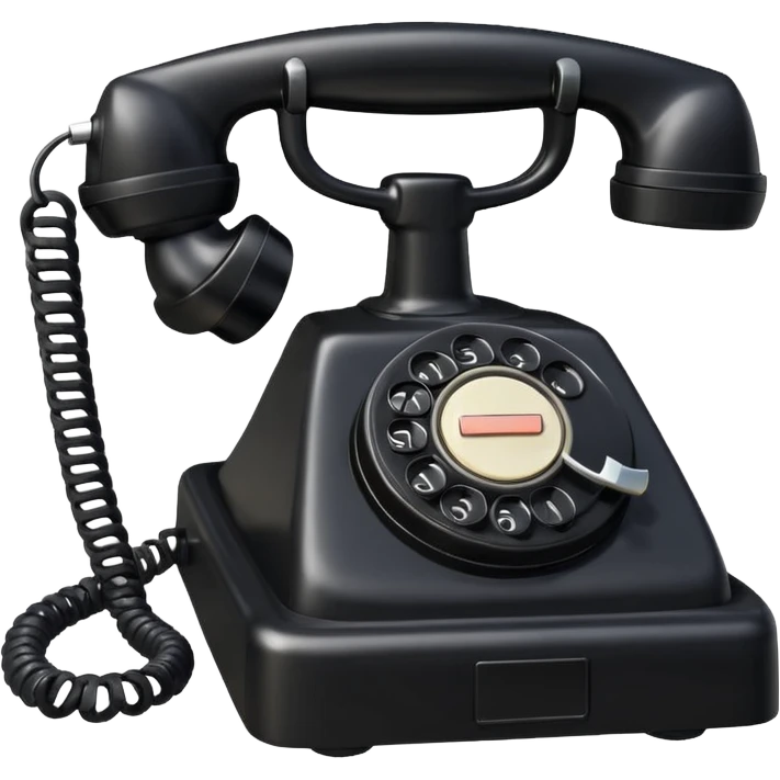 old rotary phone emoji