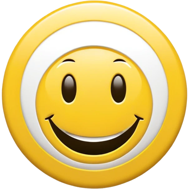 Leeds united smiley badge.  emoji