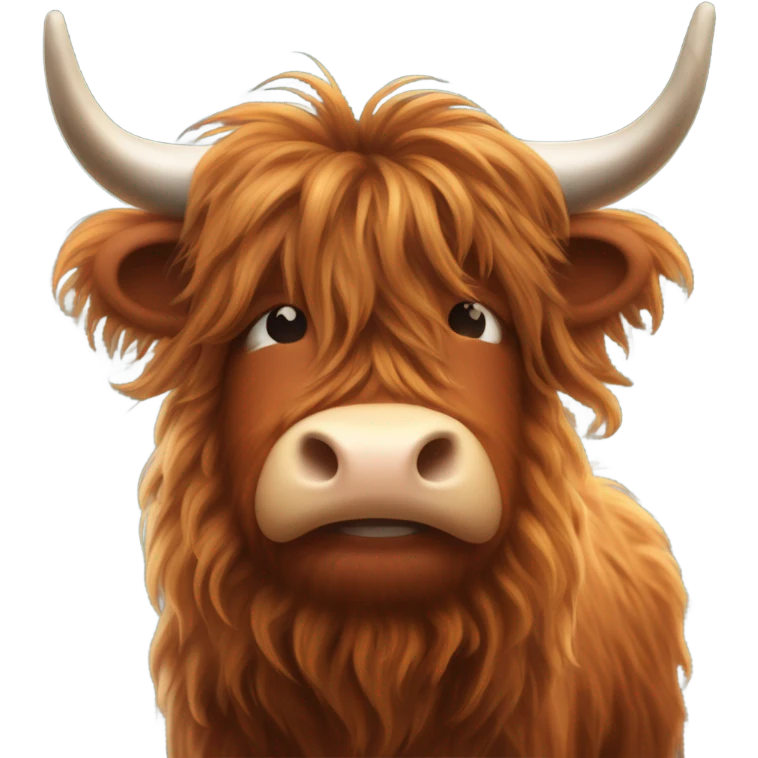 Highland cow emoji