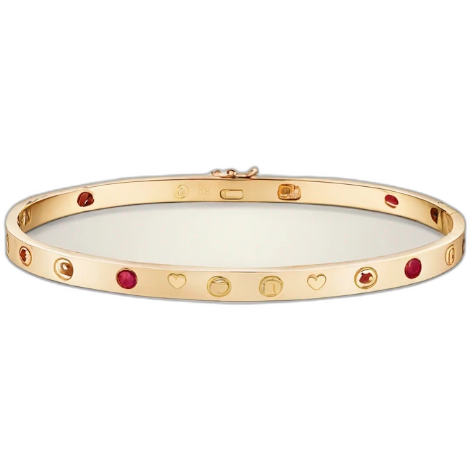 cartier love bracelet Gold emoji