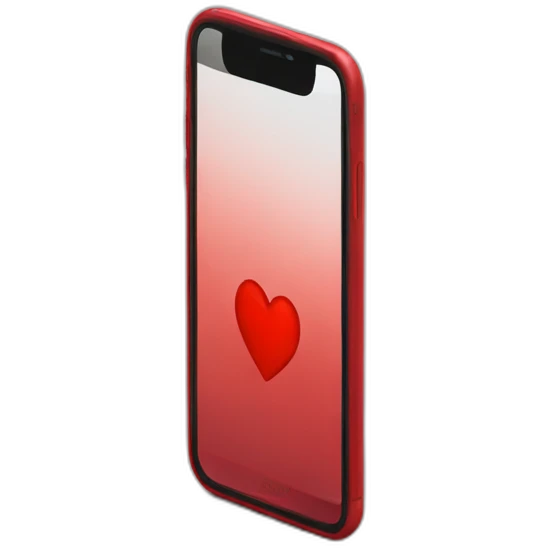 coeur rouge iphone emoji