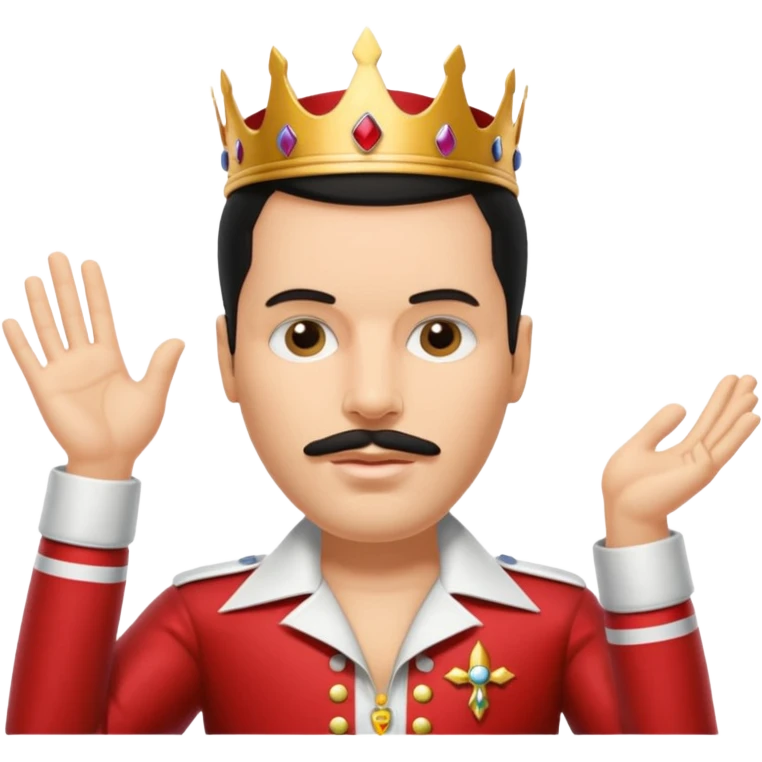 Freddy mercury famous pose emoji