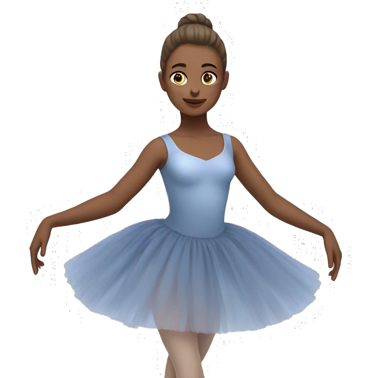 European girl ballet，full body emoji