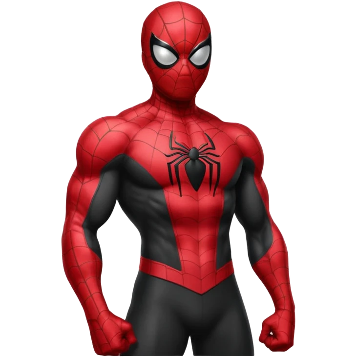 black spiderman emoji