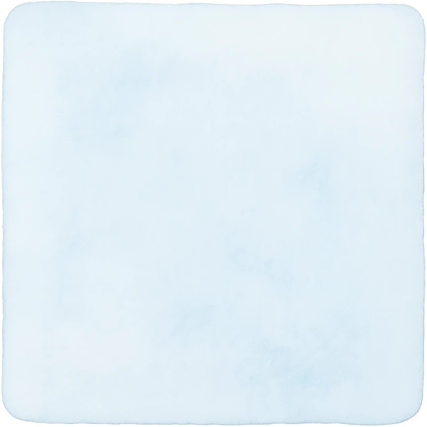 pastel watercolor sticky note with a subtle blue tint, soft edges, transparent background emoji