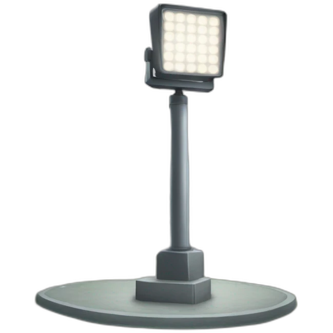 stadium floodlights on a post emoji