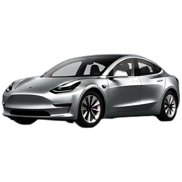 Tesla model 3 emoji