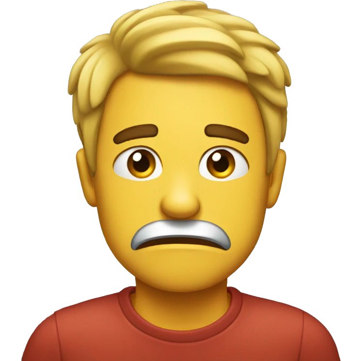 emojicon disappointed  emoji