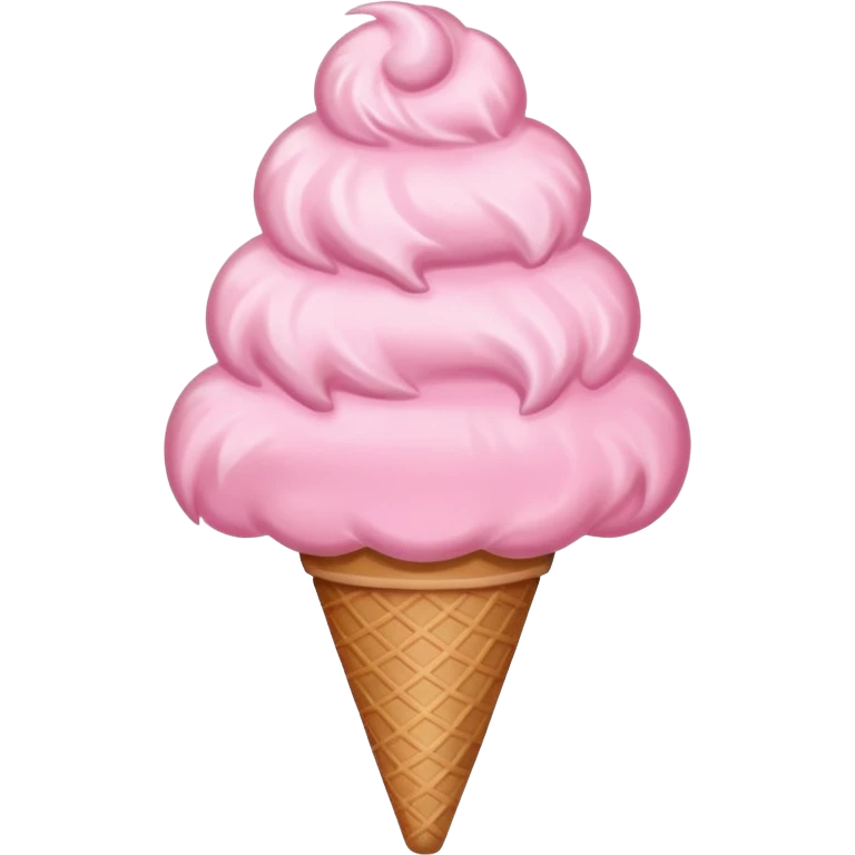 ice cream cotton candy emoji
