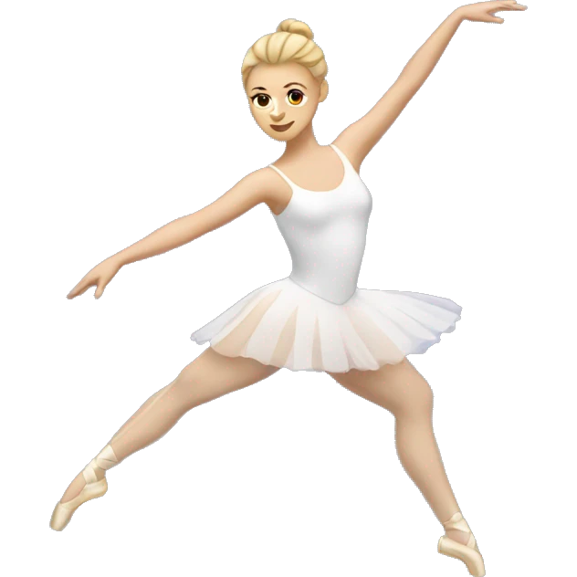 White woman Ballet dancer emoji