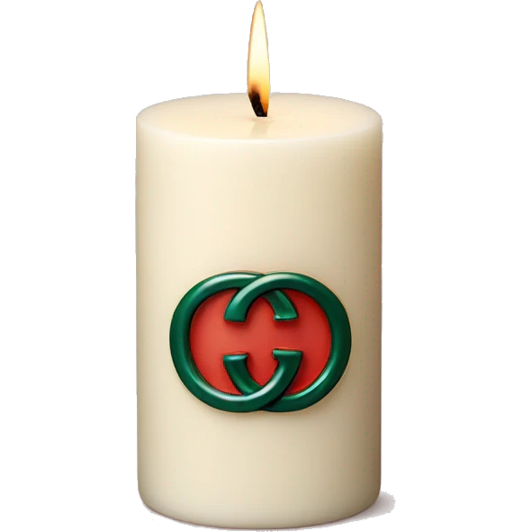 gucci logo candle emoji