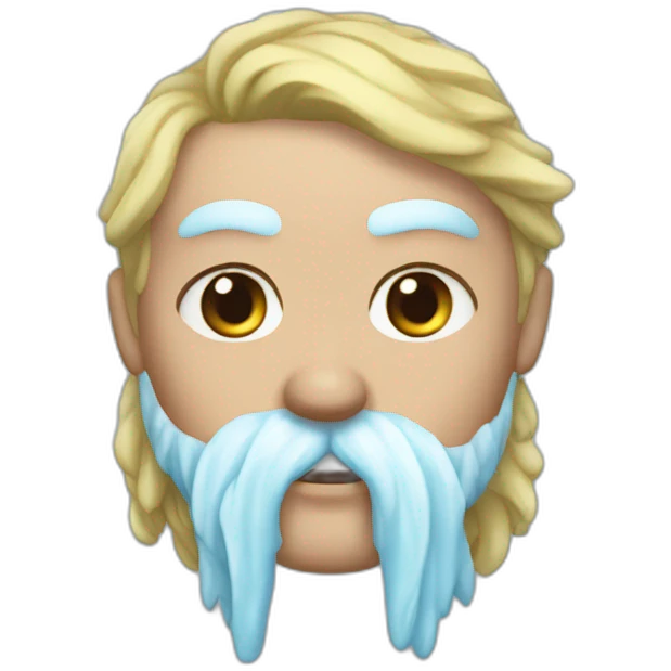 Mago de hielo emoji