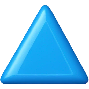 blue triangle pill with thin horizontal line emoji