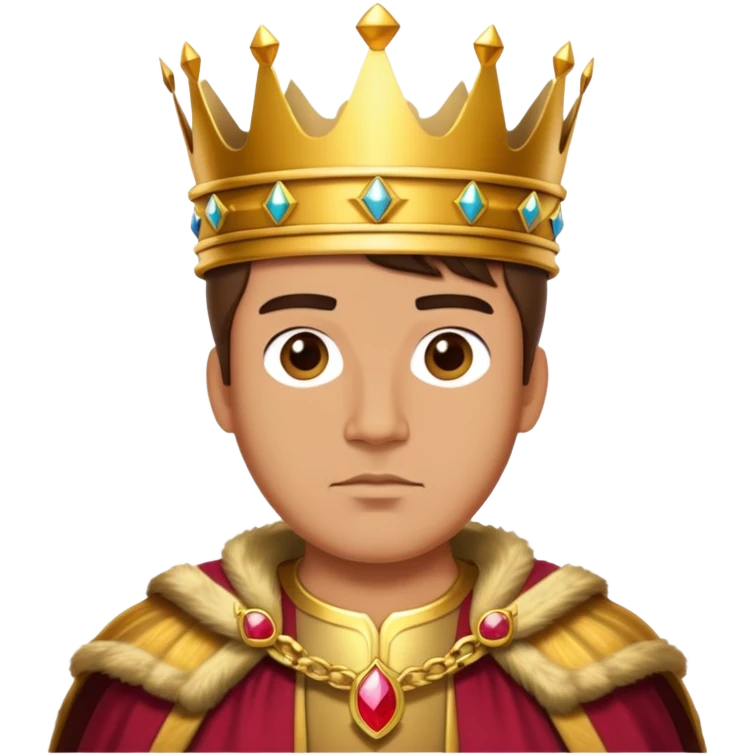 Garnold as a king emoji