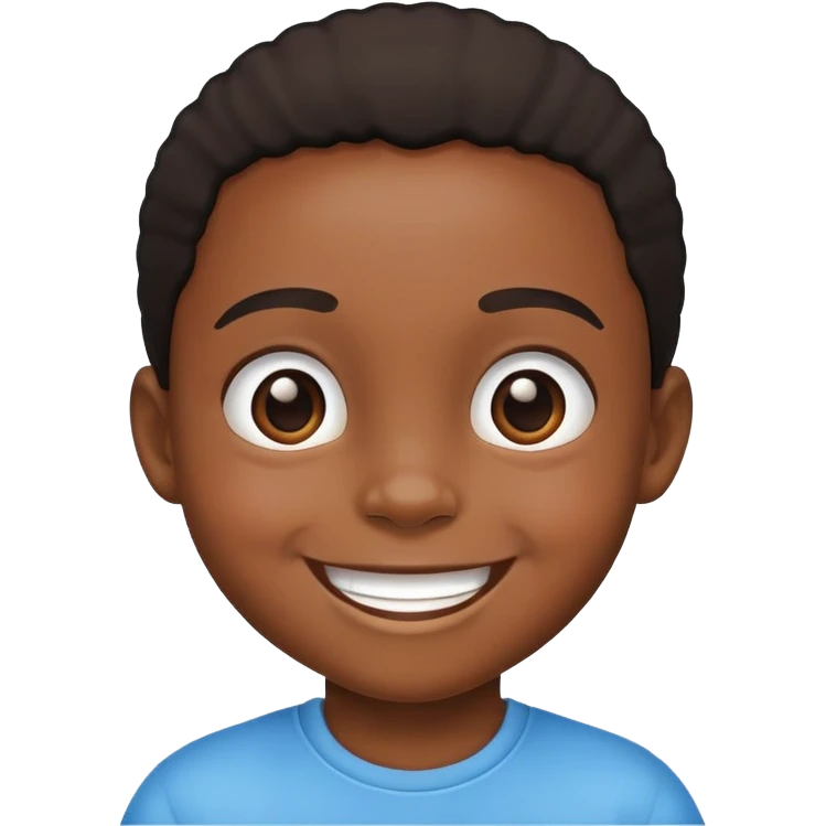 A black child  emoji
