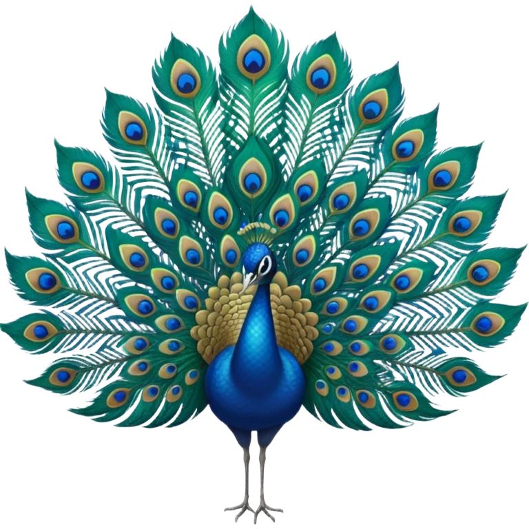 Peacock Feather leaf emoji