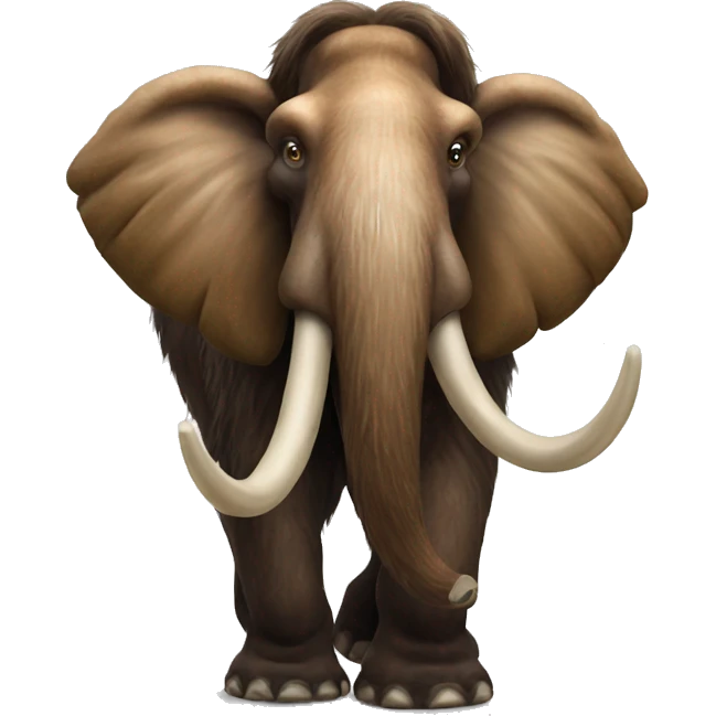 Hyper realistic mammoth  emoji