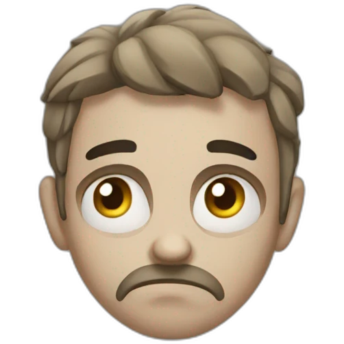 Depressed  emoji